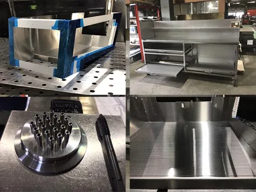 アングル鋼・型鋼などの製缶板金も社内対応をいたします！
