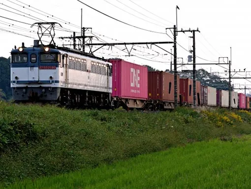 輸送方法　列車